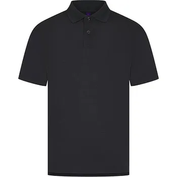 Pánské tričko Henbury Pánské polokošile Coolplus® Wicking Barva: navy, Velikost: XXS G_W475