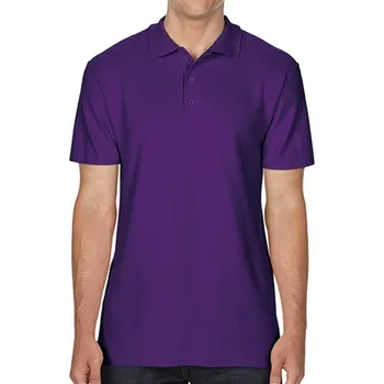 Pánské tričko Gildan Piqué Polo/tričko s límečkem Softstyle® Barva: purple, Velikost: 4XL G_G64800