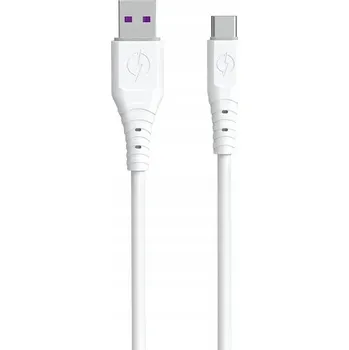 Datový kabel Kabel Dudao USB - USB typ C 1 m bílý