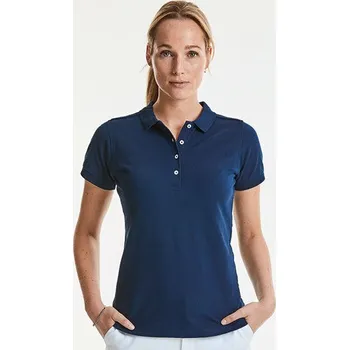 Russell Dámské Stretch Polo Barva: Červená, Velikost: S G_Z566F