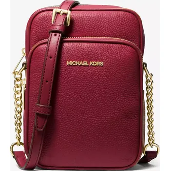 Kabelka MICHAEL KORS dámská kožená kabelka, crossbody Jet Set Travel vínová