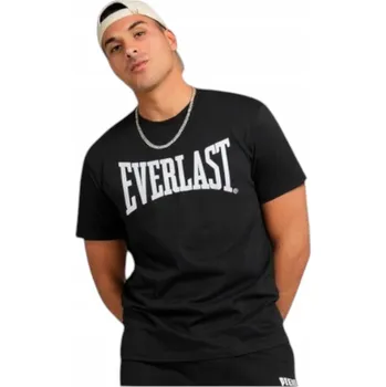 Pánské tričko Everlast Bavlněné Pánské Tričko Černé velikost L