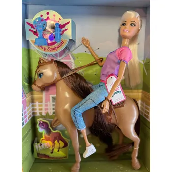 Panenka Panenka s koněm Jezdecký set Horse Club Kůň Sedlo Panenka 03BL