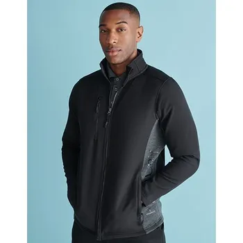 Henbury Unisex softshellová bunda Barva: Černá, Velikost: 4XL G_W835