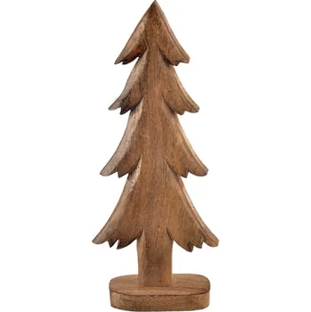 Vánoční dekorace INDECOR Dekorativní strom 15 x 7 x 42 cm hnědý
