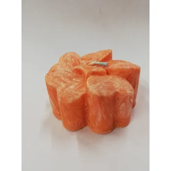 Svíčka Svíčka vonná z palmového vosku - květina - Meruňka