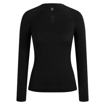 Rapha dámské spodní cyklistické tričko s dlouhým rukávem Merino, černé - S