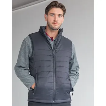 Pánská vesta Henbury Unisex polstrovaná vesta a Barva: Černá, Velikost: L G_W875