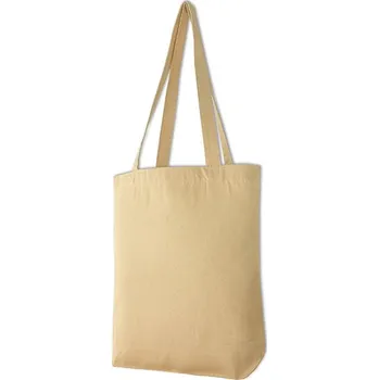 Halink Plátěná taška s dlouhým uchem Barva: Natural, Velikost: 42 x 38 x 10 cm G_X1051