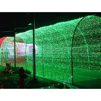 Vánoční dekorace LED Světelný řetěz 23 m 200 LED 8 režimů zelený