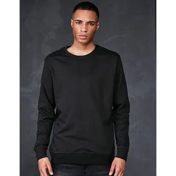 Pánská mikina Build Your Brand Basic Basic mikina bez kapuce Barva: Olivová, Velikost: 5XL G_BYBB003