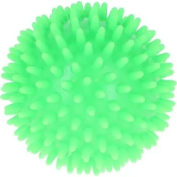 Gymnastický míč Masážní ježek, zelený 8 cm
