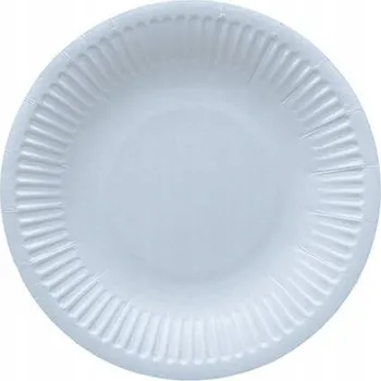 Talíř PAPÍROVÉ TALÍŘKY SVĚTLE MODRÉ SVĚTLE MODRÁ HLADKÉ 18 CM 8 KS NA OSLAVU