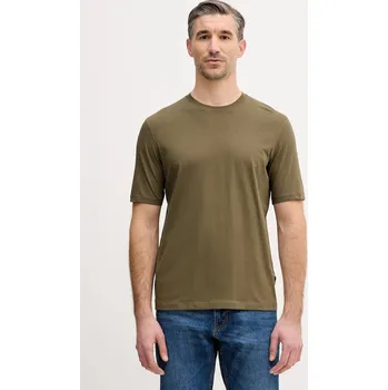 Bavlněné tričko Sisley 3I1XS101J zelená 87X, vel. XL