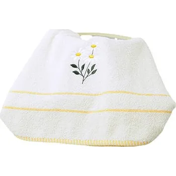 Ručník B.E.S. PETROVICE Ručník s výšivkou Heřmánek 50 × 90 cm, vanilková