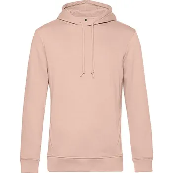 Pánské tričko B&C Inspire Hooded Sweat Barva: Soft Rose, Velikost: XS G_BCWU33B