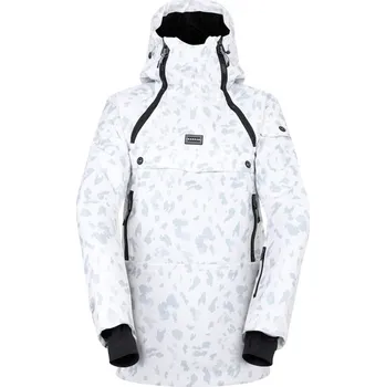 Dámská větrovka Dámská bunda Dare 2B Slide Out Overhd Jkt DWP605 24/25 - blanc de blanc dash print / XS