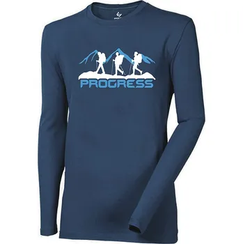 Pánská móda Pánské triko Progress VANDAL "TRACK MAN" 24/25 - dark blue / XL