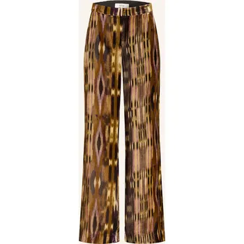 Ba&Sh Dámské Sametové Kalhoty Marlene Velvo, khaki / fialová...