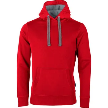 Pánská mikina HRM Unisex mikina s kapucí Barva: red, Velikost: XXL G_HRM900