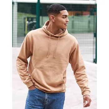 Pánská mikina Just Hoods Školní mikina s kapucí Barva: Hnědá, Velikost: 5XL G_JH001