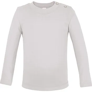 Chlapecké tričko Link Sublime Textiles Polyesterové dětské tričko s dlouhým rukávem Barva: white, Velikost: 50-56 G_X806