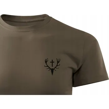 Pánské oblečení Myslivecké tričko tričko s potiskem , dárek pro lovce, XL