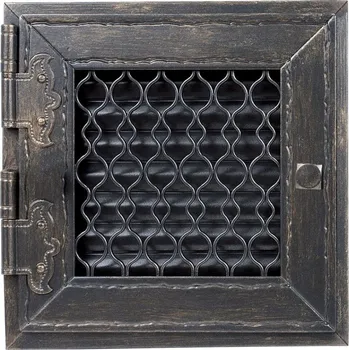 Větrací mřížka Ozdobná mřížka výdechu Kratki šedá