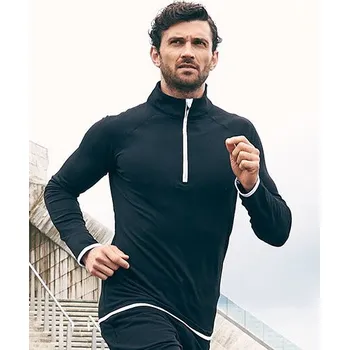 Pánské tričko Just Cool Pánská cool 1/2 mikina na zip Barva: Hnědá, Velikost: M G_JC031