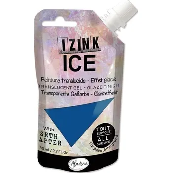 Speciální výtvarná barva Aladine Izink Ice Efektová barva Blue 80 ml 1 ks