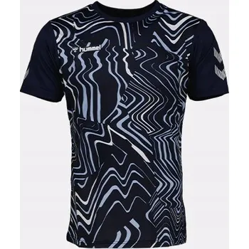 Chlapecké tričko Hummel dětské tričko modré polyester velikost 140