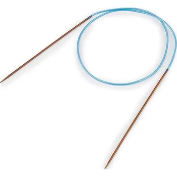 Nástroj na niť a příze Kruhové jehlice bambusové č. 2-8 - 1 (2 mm) bambus tmavý