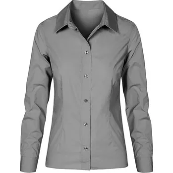 Dámská košile Promodoro Dámská popelínová košile s dlouhým rukávem Barva: Steel Grey (Solid), Velikost: XL G_E6315