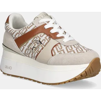 Dámské tenisky Tenisky Liu Jo LIU JO MAXI WONDER PLUS 02 BA6019PX617S3971 béžová 02X, EUR 36