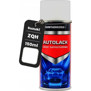 Barva ve spreji PŘIPRAVENÝ SPREJ 150 Ml Akrylový Lak na SUZUKI ZQH Superior White 2 Bílý