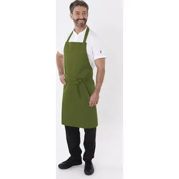 Kuchyňská zástěra Dennys London Bryndáček zástěra s nastavitelnou ohlávkou Barva: Light Olive, Velikost: 91 x 91 cm G_DL010