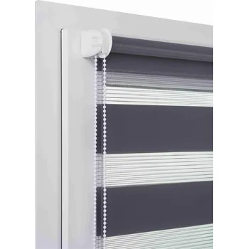 Roleta roleta den a&nbsp;noc CLICK BH-1220 šedá Délka: 210 cm, Šířka: 45 cm, Délka řetízku: 100 cm