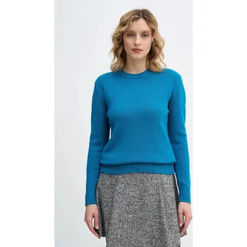 Dámský svetr Vlněný svetr United Colors of Benetton dámský, šedá barva 103ME1N23.507 95X, vel. M