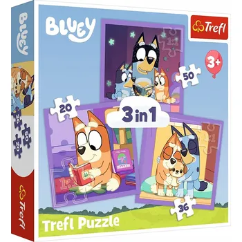 Puzzle Puzzle 3 v 1 Seznamte se s Blueym 34895 Trefl 3+
