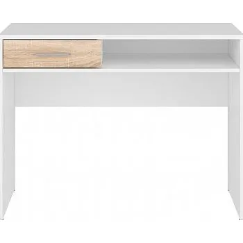 Psací stůl Nepo Plus Psací stůl BIU1S Bílá/dub sonoma