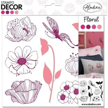 Hračka Aladine Stampo Sada razítek 8 ks-Kytice