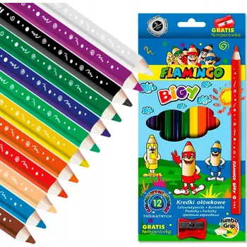 Pastelka Pastelky Flamingo 12 ks