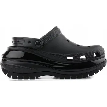 Dámské pantofle Crocs Classic Mega Crush Clog M5/W7 37.5 Černé Nazouváky