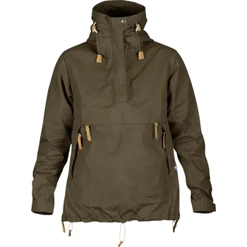Víceúčelová bunda dámská FJÄLLRÄVEN Anorak No. 8 W Dark Olive - XL