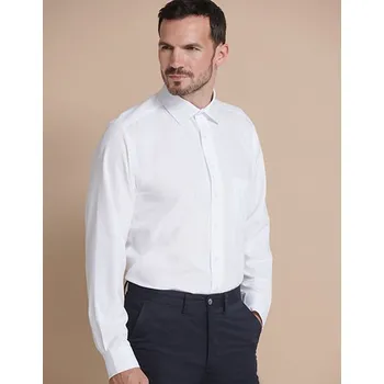 Pánská košile Henbury Pánská prodyšná košile s dlouhým rukávem Barva: Bílá, Velikost: 3XL G_W590