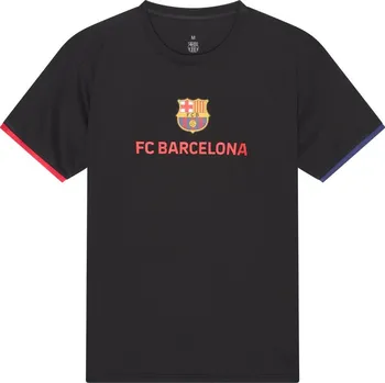 FC BARCELONA Pánský fotbalový dres FC Barcelona L ČERNÁ