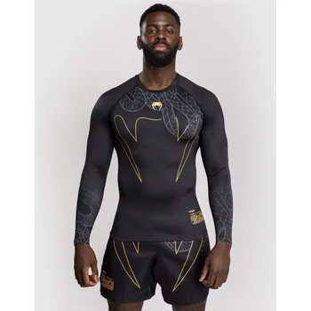 Rashguard Rashguard VENUM Serpenti DL. rukáv - černo/stříbrno/zlatý - VENUM-05747-109 Velikosti: XXL