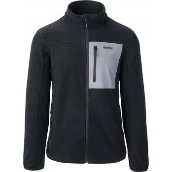 Pánská mikina Polar Pánská HI-TEC HENIS II Mikina Fleecová Silná rozepínací 3XL