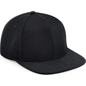 Kšiltovka Beechfield Originální záslepka Flat Peak 6 Panel Snapback Barva: black, Velikost: One Size G_CB661