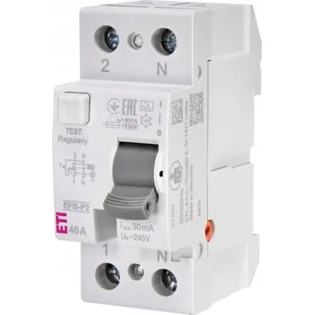 Proudový chránič Proudový chránič 2P 40A 30mA typ A EFI6-P2 ETI